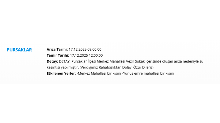 Ankara'da 9 saat su kesintisi yaşanacak. 17 Aralık 2025 ASKİ su kesintisi programı - 8