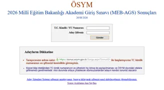 MEB AGS sonuçları sorgulama 2026 yeniden açıldı. AGS sonuçları açıklandı mı, nasıl sorgulanır?