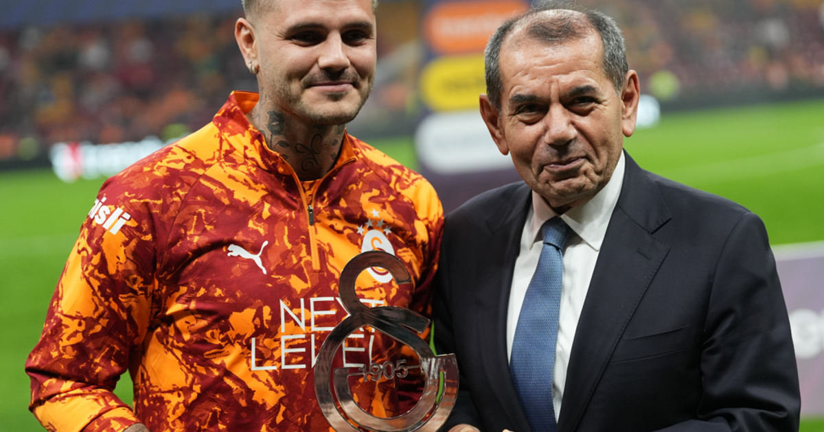 Mauro Icardi'ye 100. maç plaket verildi