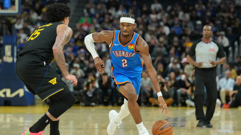NBA'de Thunder'dan Warriors'a 37 sayı fark