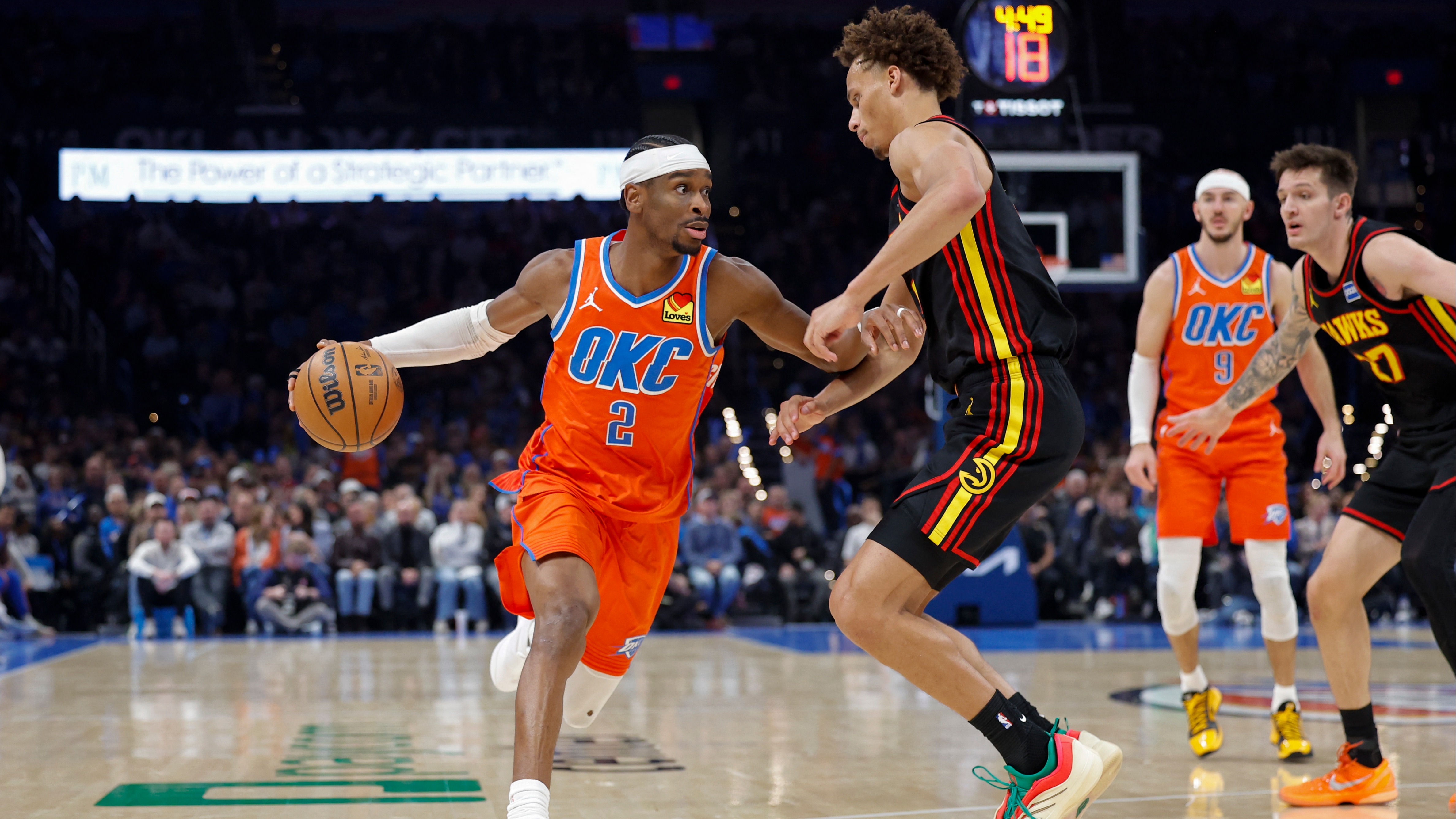 Shai şov yaptı, Thunder zafere uzandı