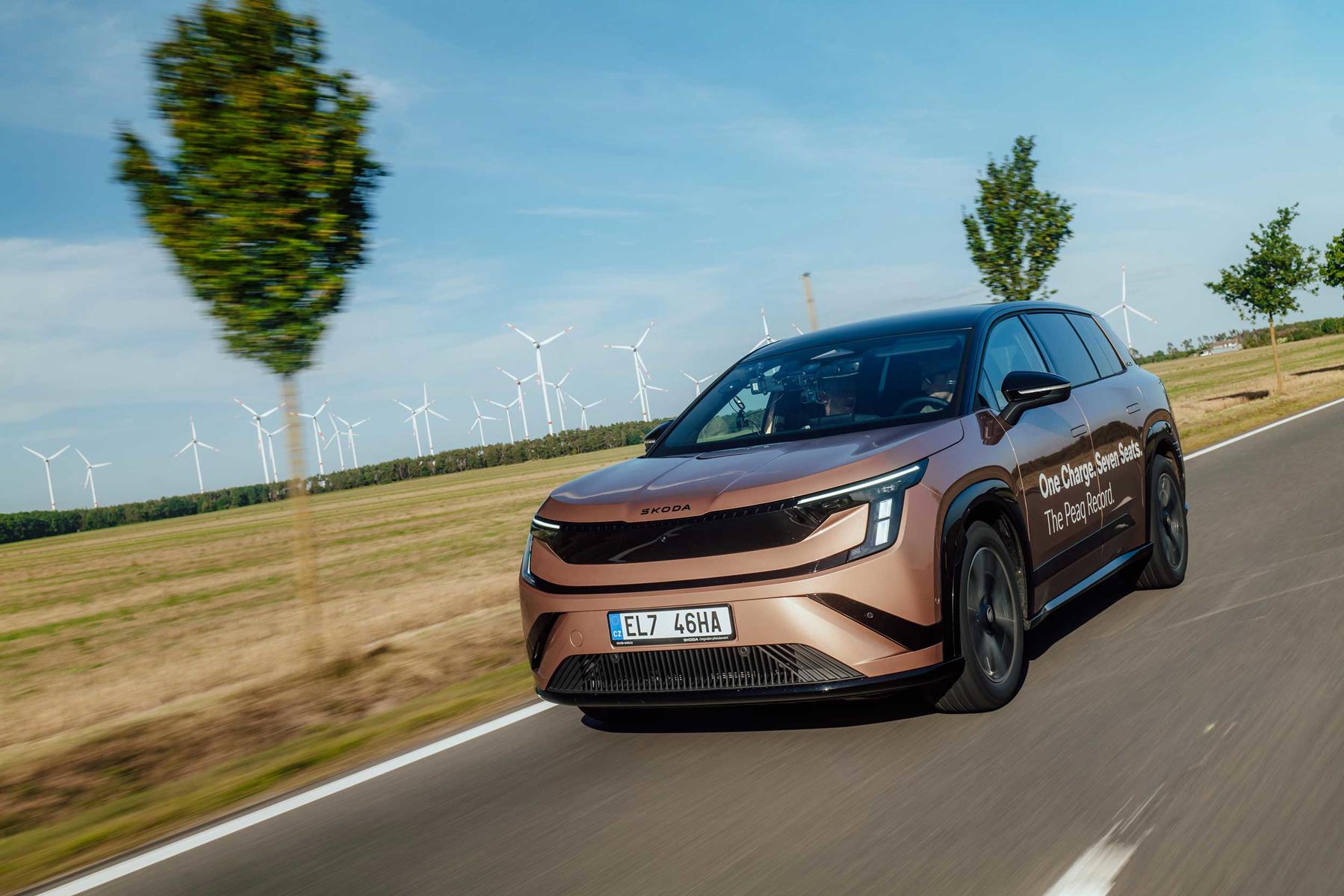 Tek şarjla 936 kilometre. Skoda Peaq rekor kırdı