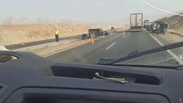 Siirt'te patpat devrildi: 1 yaralı