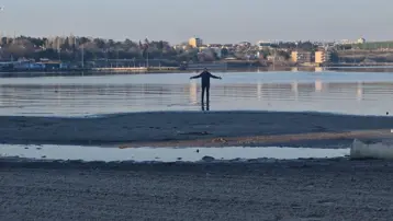 Tekirdağ’da tedirgin eden görüntü. Deniz 20 metre çekildi