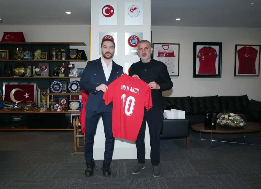 Sinan Akçıl ile TFF Başkanı İbrahim Ethem Hacıosmanoğlu buluştu 1