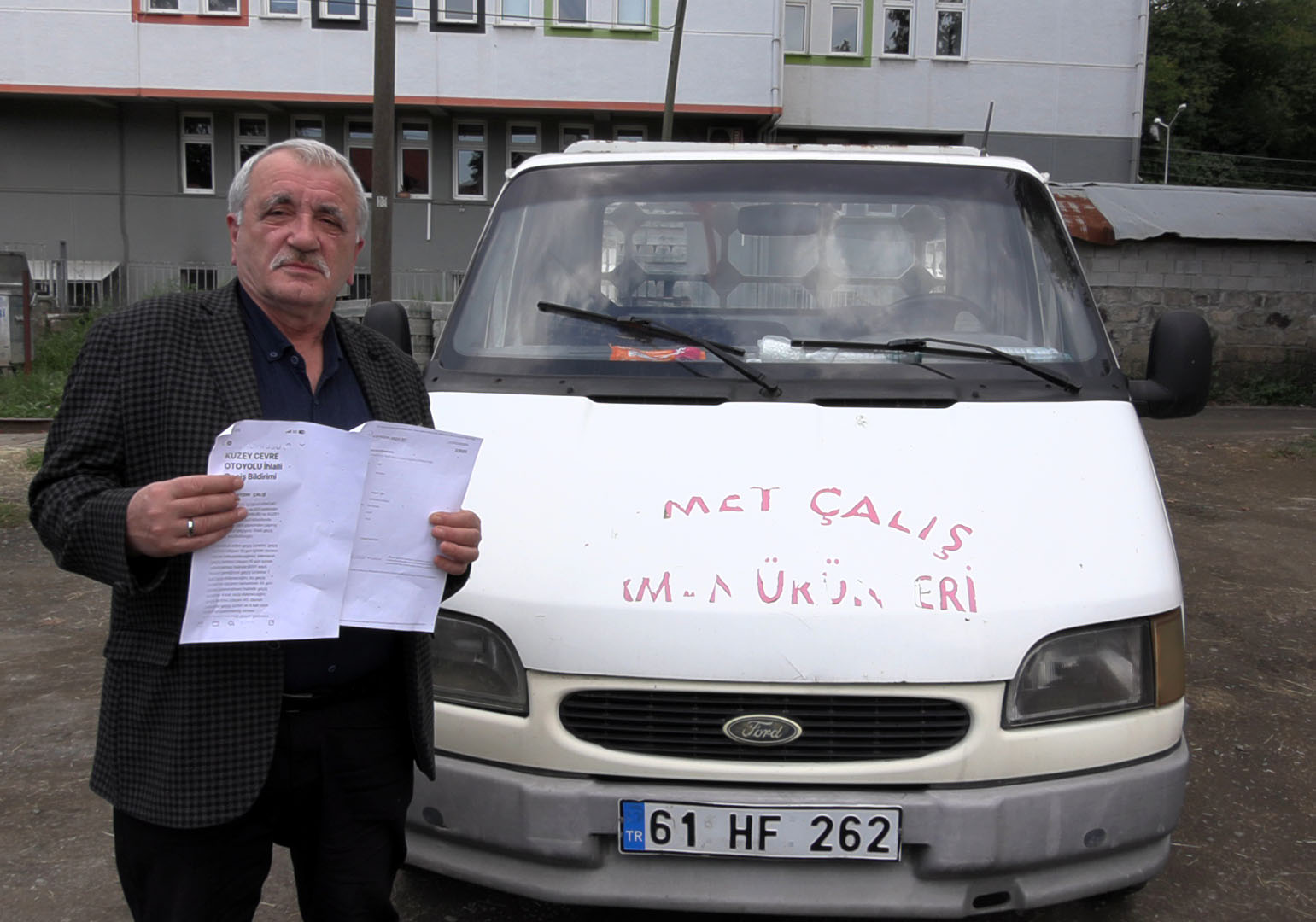 Kamyoneti Trabzon'dan dışarı çıkmadı ama İstanbul'dan ceza geldi
