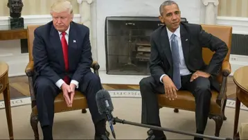 Trump Obama çiftini "maymuna" benzetti