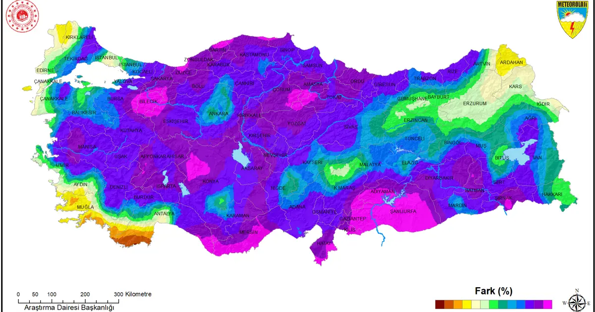 Türkiye'de son 33 yılın rekoru kırıldı. Bu illerde yağış 3 katını aştı