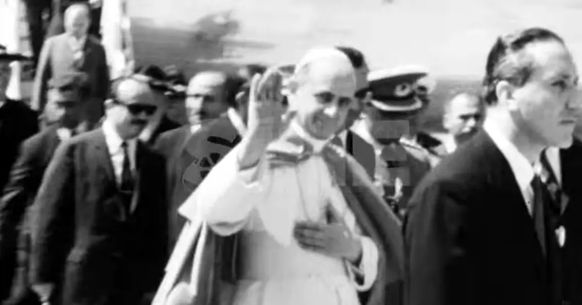 İlk Papa ziyareti 1967'de. İşte o görüntüler