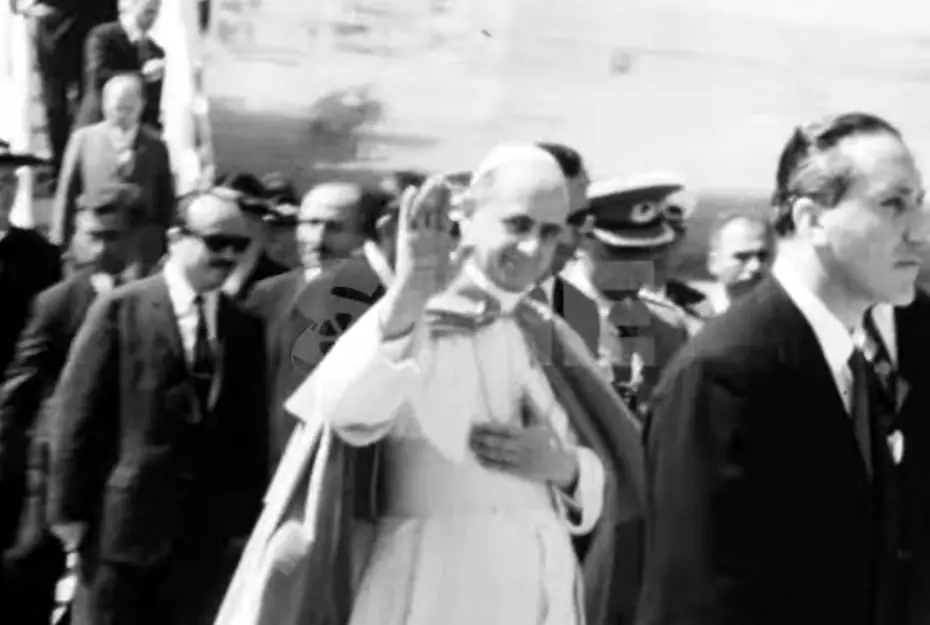 İlk Papa ziyareti 1967'de. İşte o görüntüler