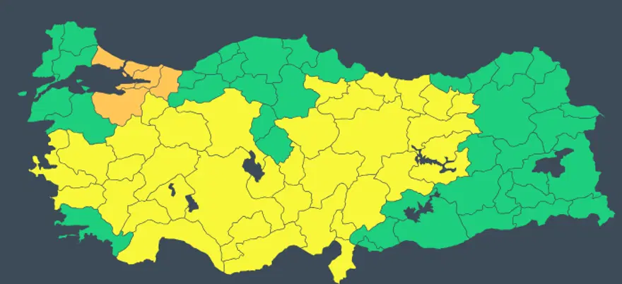 İSTANBUL İÇİN TURUNCU KOD 1