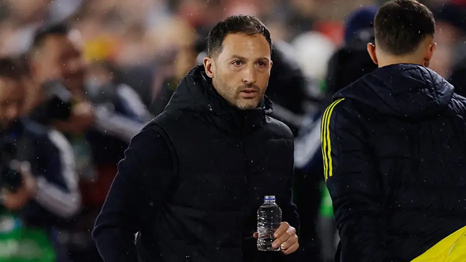 Domenico Tedesco, maç sonu müjdeyi verdi. 