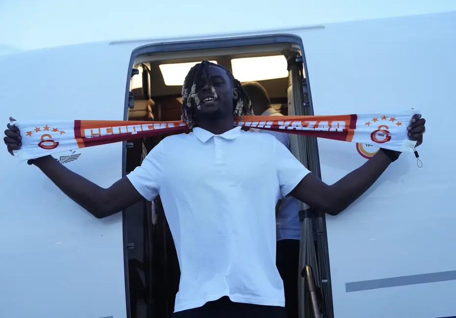 Ugochukwu, Galatasaray için İstanbul'da