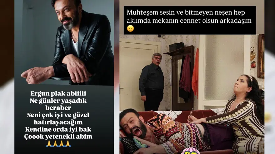 Dostları ve rol arkadaşlarından Serhat Mustafa Kılıç'a hüzünlü veda. "Hoşçakal Ergun Plak" 6 Dostları ve rol arkadaşlarından Serhat Mustafa Kılıç'a hüzünlü veda. "Hoşçakal Ergun Plak" 6