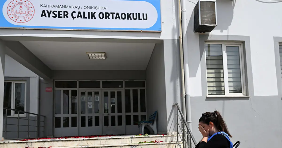 Kahramanmaraş'ta saldırının yaşandığı Ayser Çalık Ortaokulu kapatıldı
