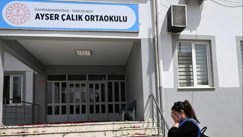 Kahramanmaraş'ta saldırının yaşandığı Ayser Çalık Ortaokulu kapatıldı