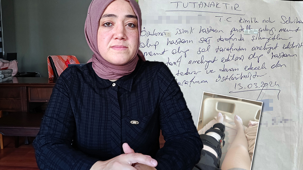 Özel hastanede doktor, sakat diz yerine sağlam dizi ameliyat etti