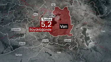 Son dakika... Van'da 5,2 büyüklüğünde deprem