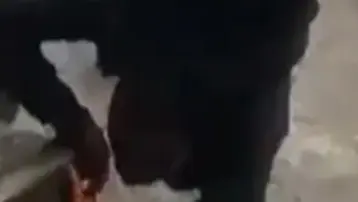 Zihinsel engelli şahsı ayağından bağlayıp vince asan şahıslar gözaltına alındı
