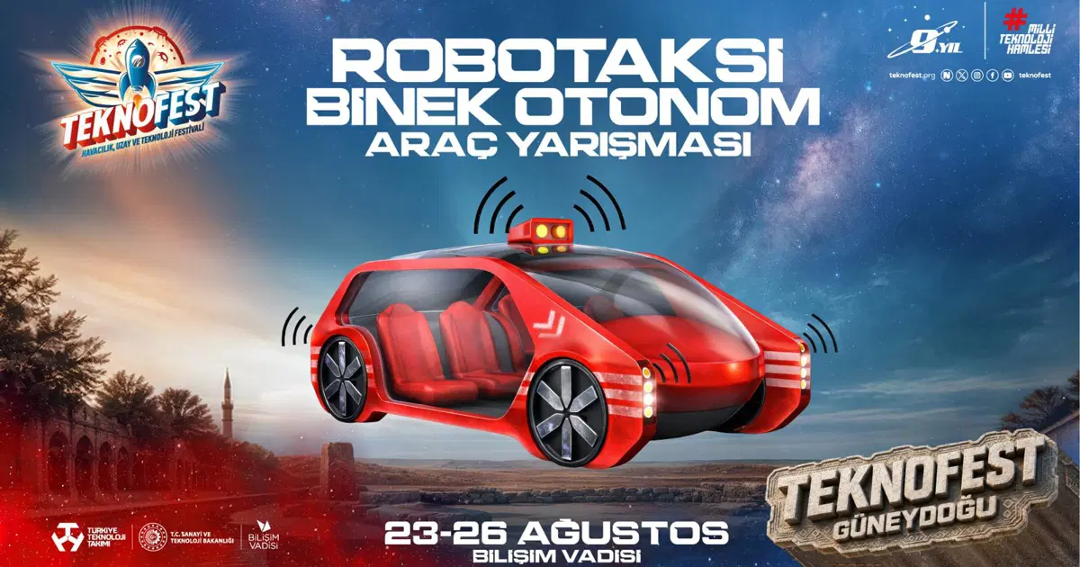 Robotaksi Binek Otonom Araç Yarışması Kocaeli'de