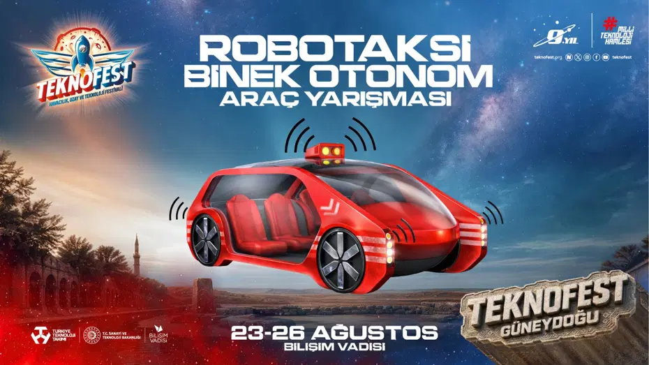 Robotaksi Binek Otonom Araç Yarışması Kocaeli'de