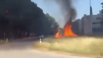 Yalova'da düşen F-16 ile ilgili yeni görüntüler ortaya çıktı
