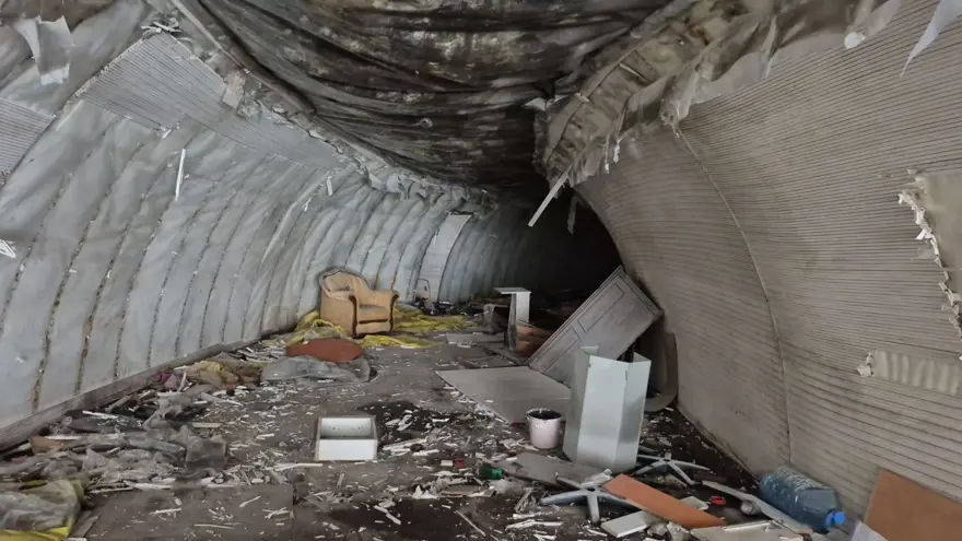Zonguldak'ta bina yıkılınca gizli giriş ortaya çıktı, İkinci Dünya Savaşı'ndan kalma 5