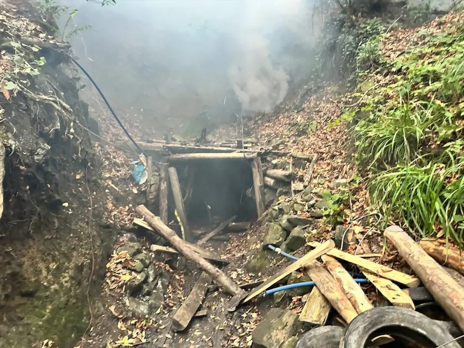 İhbar geldi, 9 kaçak maden ocağı imha edildi