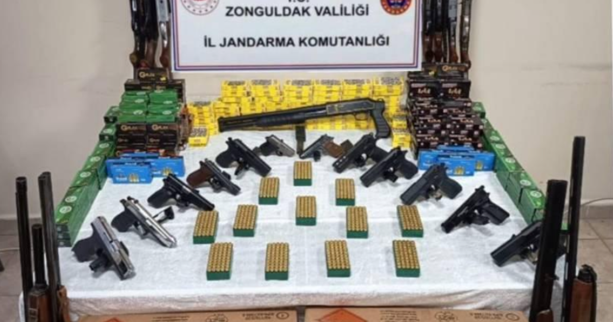 Zonguldak’ta silah kaçakçılığı operasyonu: 2 kişi tutuklandı