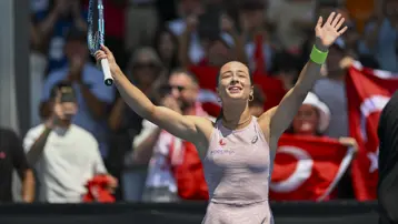 Zeynep Sönmez'den bir ilk. Avustralya Açık'ta 3. tura çıktı