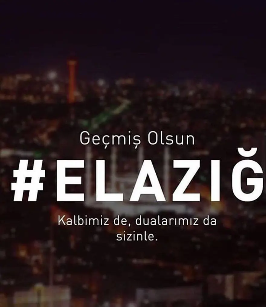 Deprem sonrası ünlü isimlerden Elazığ ve Malatya'ya geçmiş olsun mesajları 1