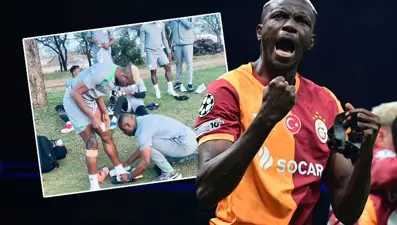 Galatasaray taraftarını korkutan görüntü: Osimhen için büyük endişe!