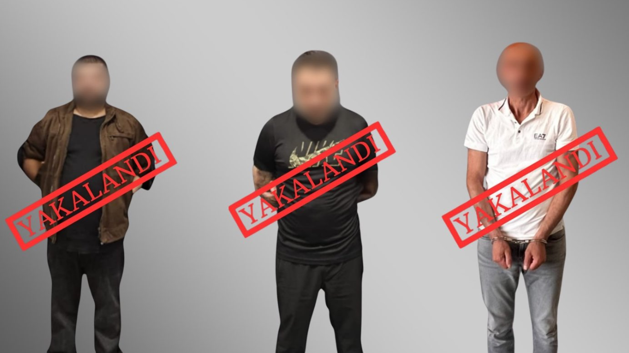 Kırmızı bültenle aranan üç kişi yakalandı