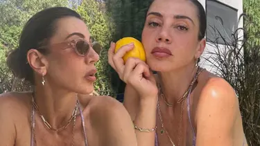 Gökçe Bahadır'dan tatil pozları