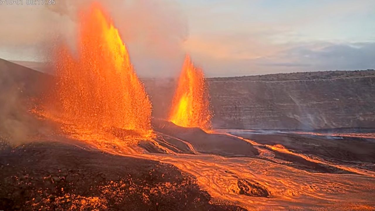 Kilauea yeniden uyandı