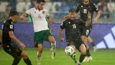 A Milli Takım'ın rakibi Gürcistan, Bulgaristan'ı 3 golle geçti