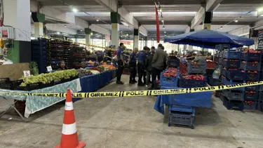 Semt pazarındaki bıçaklı kavgada tutuklama