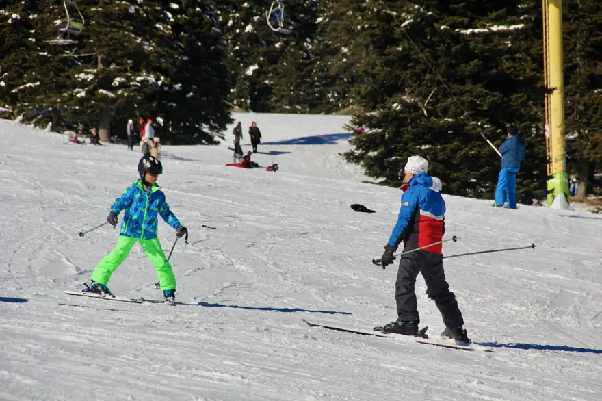 Sömestr tatilinde Uludağ'a akın ettiler 9