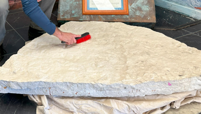 Okul bahçesinde 200 milyon yıllık keşif: 66 dinozor ayak izi bulundu