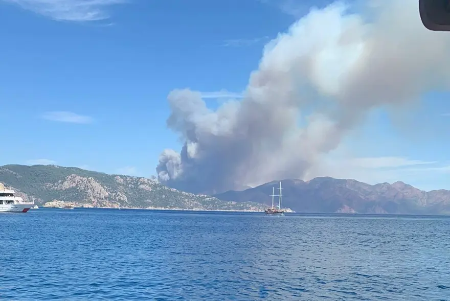 Marmaris'te orman yangını 11