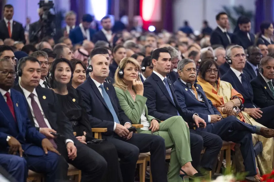 Cumhurbaşkanı Erdoğan için Beştepe'de tören 34