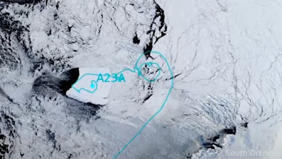 Bilim adamları uyardı. Londra'nın iki katı büyüklüğünde, güneye doğru harekete geçti