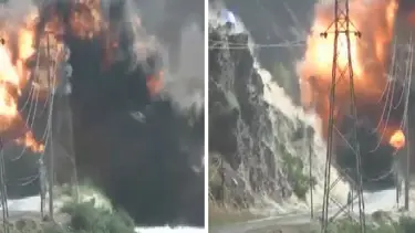 Hakkari'de 5 ton bomba yüklü araç imha edildi