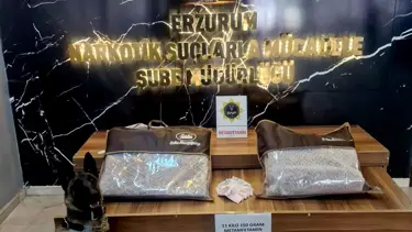 Erzurum'da uyuşturucu operasyonu: Bir şüpheli tutuklandı