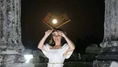 Muğla'da Stratonikeia belgeselinin çekimleri başladı