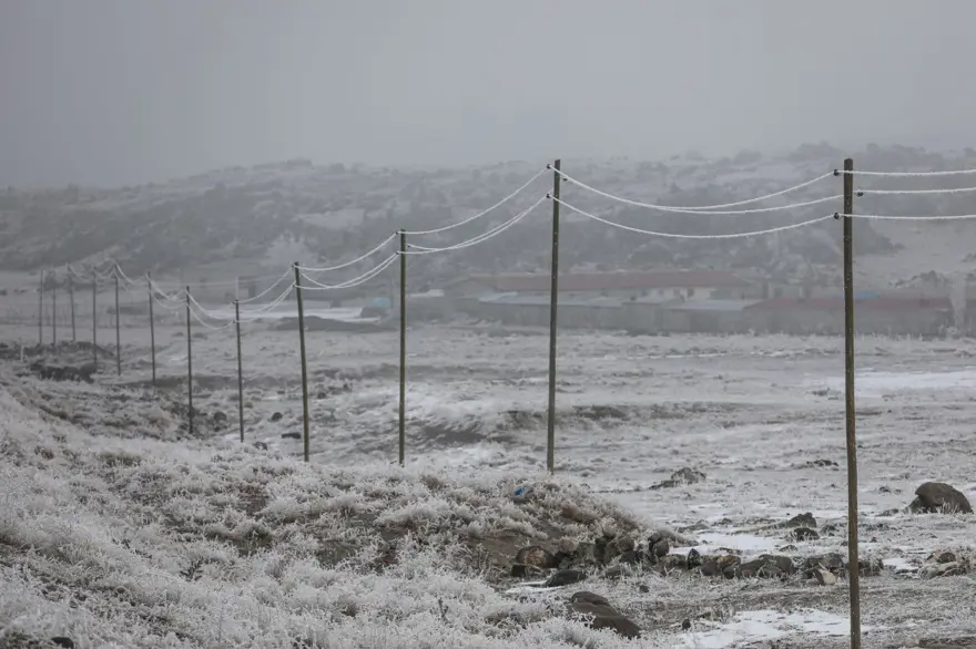 Dondurucu soğuklar devam ediyor! Termometreler eksi 25'i gösterdi 6