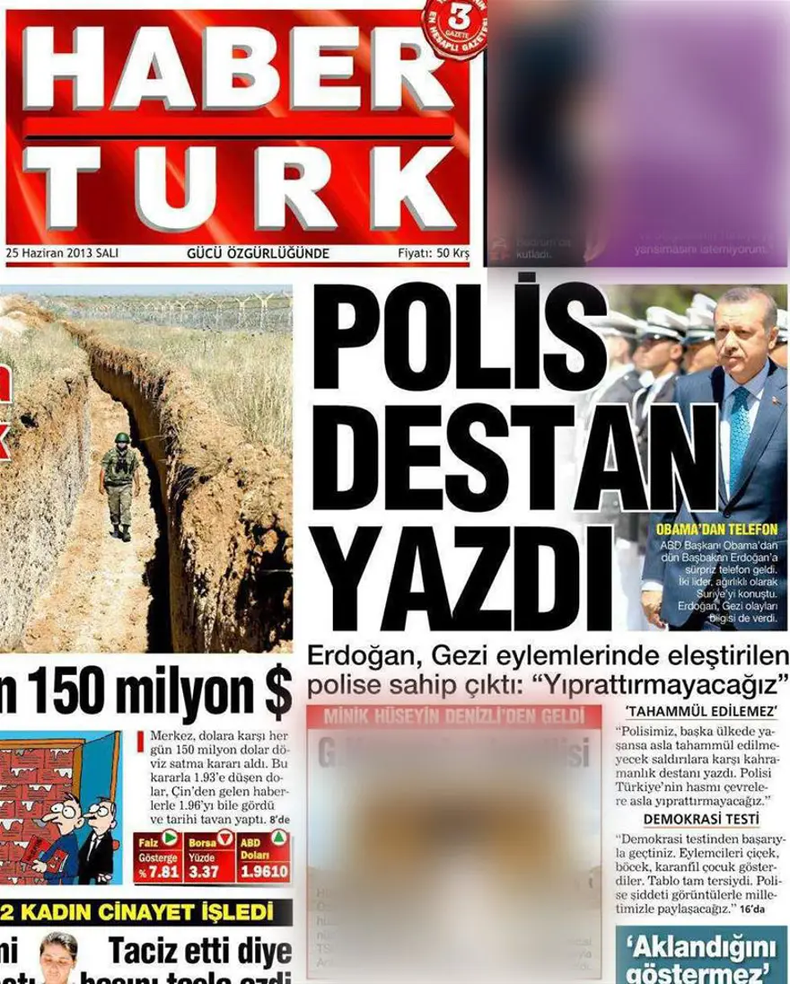 Gazete manşetleri - 25 Haziran 3