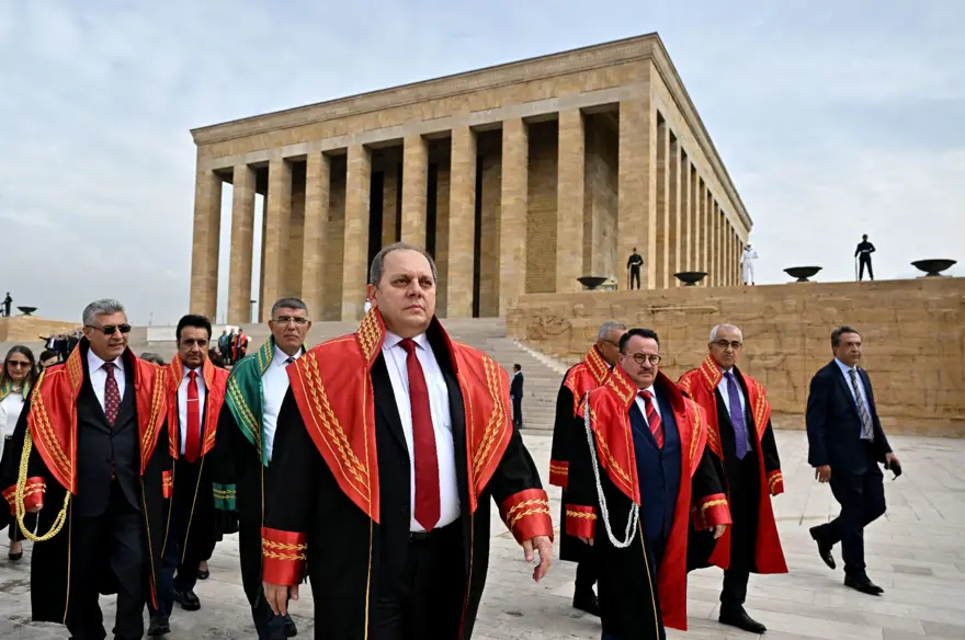 Yargıtay üyelerinden adli yılın açılışı öncesi Anıtkabir'e ziyaret 16