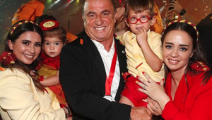 Fatih Terim kutlamaya kızları Buse Terim ve Merve Terim Çetin ile katıldı