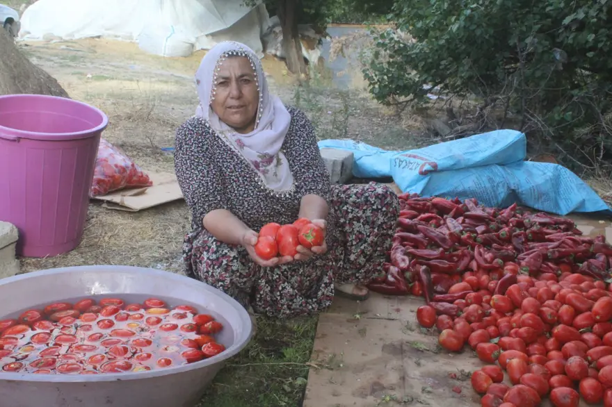 5 saat odun ateşinde kaynatılıyor:  150 yıllık bakır leğende kış hazırlığı 2
